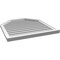 Ekena Millwork Octagonal Top Surface Mount PVC Gable Vent w/ 2"W x 2"P Brickmould Sill Frame, 32"W x 34"H GVPOT32X3403SF - alternate 4